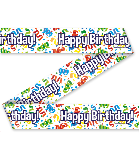 Afzetlint Happy Birthday