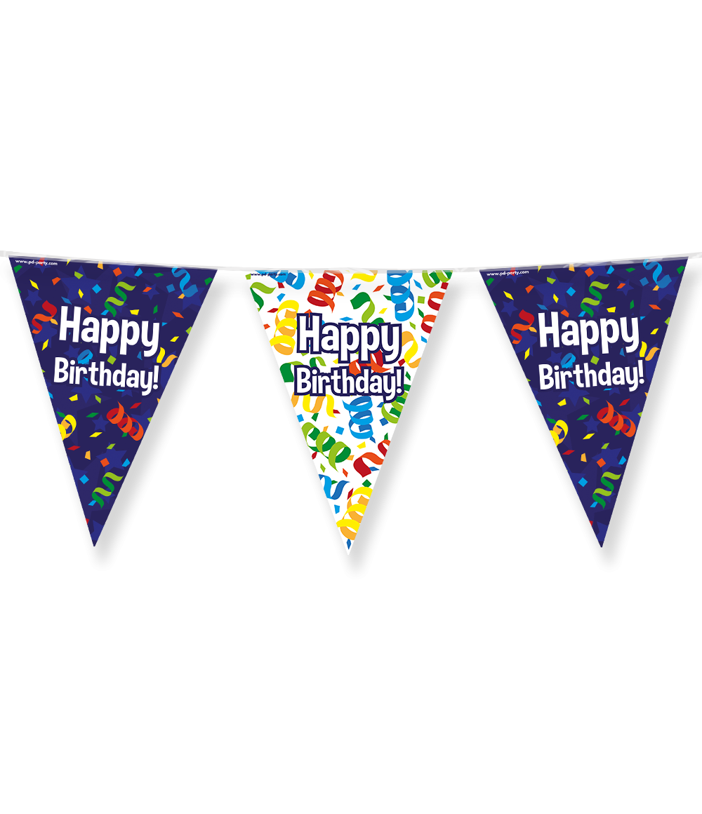 Vlaggenlijn Happy Birthday
