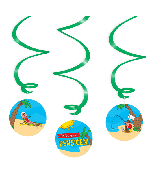 Swirl Pensioen Cartoon