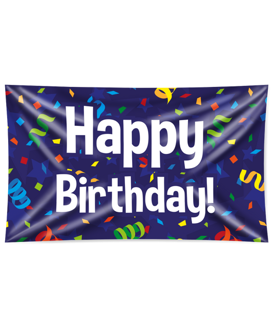Gevelvlag Happy Birthday XXL