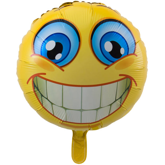 Folieballon Emoticon Lach