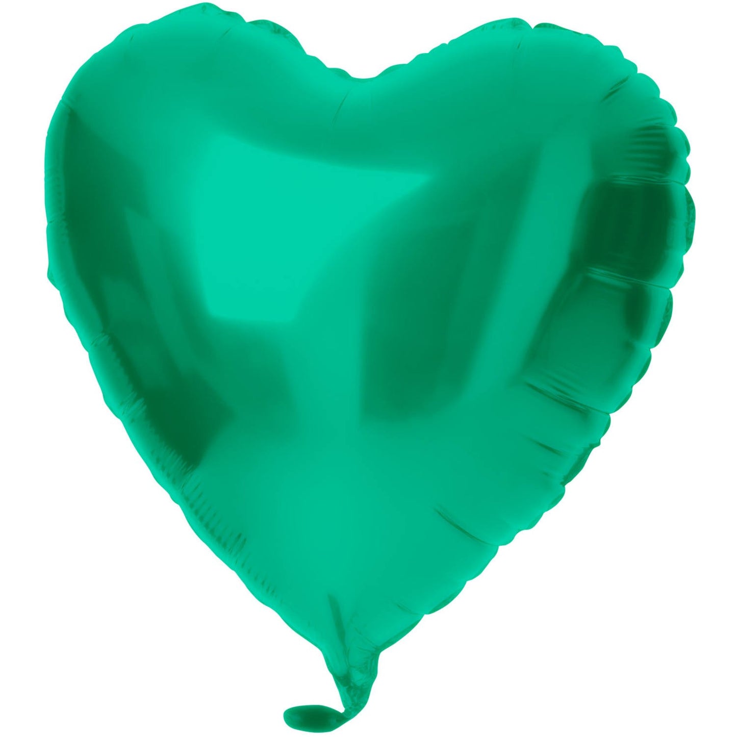 Folie ballon mat Groen hart