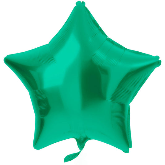 Folie ballon mat Groen ster