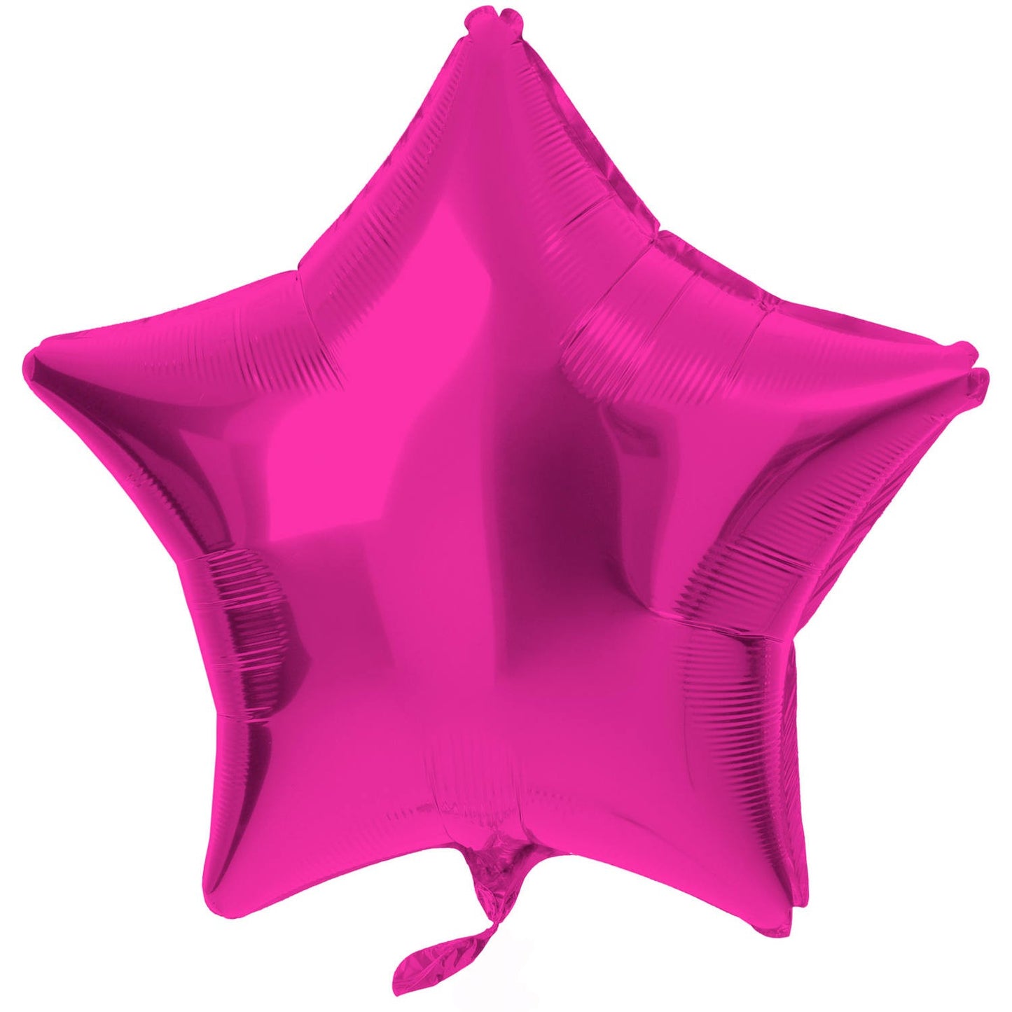 Folie ballon glans Roze ster