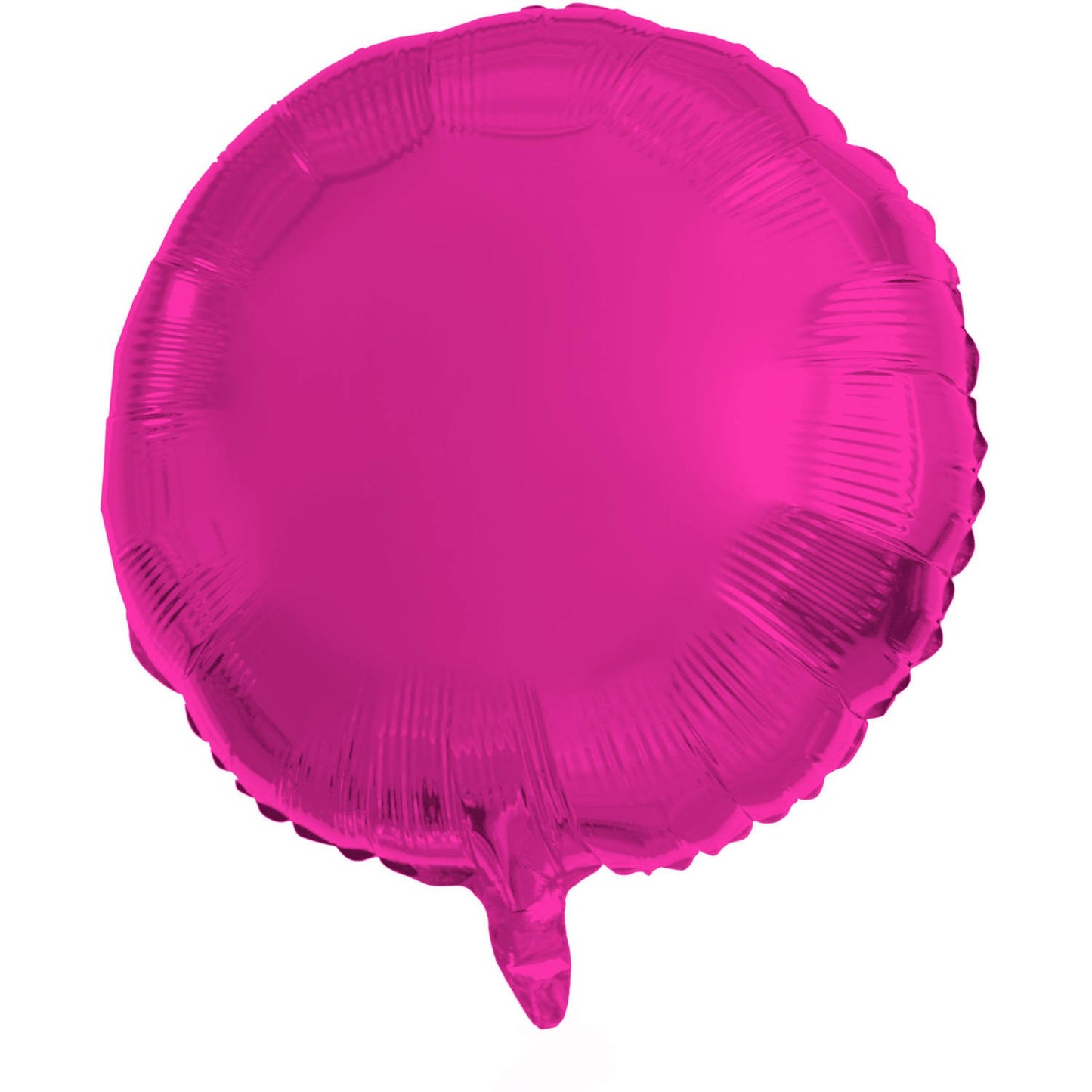 Folie ballon glans Roze rond