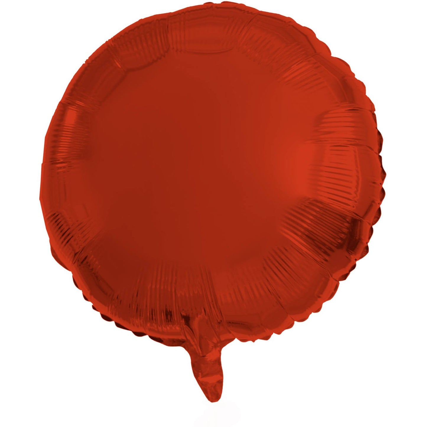 Folie ballon mat Rood rond