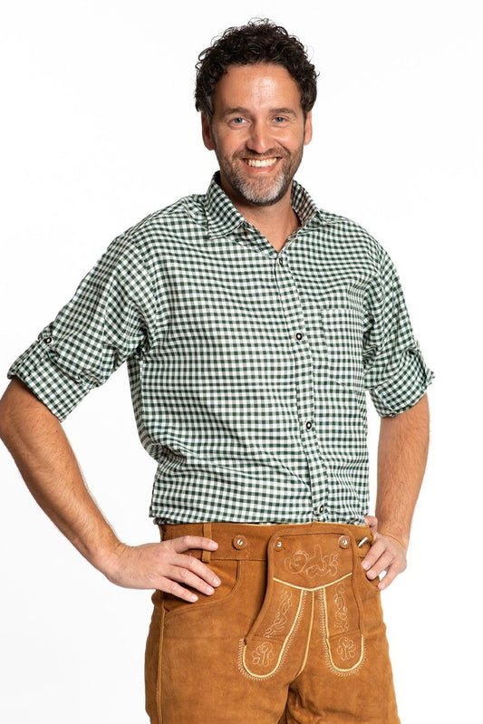 Oktoberfeest Blouse Groen Wit