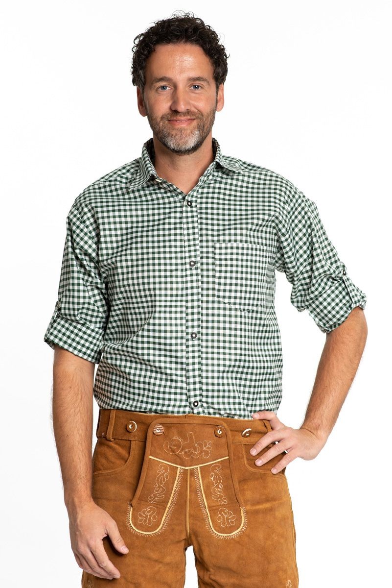 Oktoberfeest Blouse Groen Wit