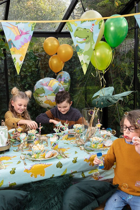 Vlaggenlijn Dino party