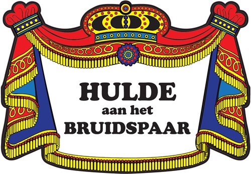Kroon Huldeschild Bruidspaar