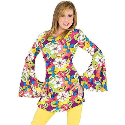 Hippie Flower Power Jurk