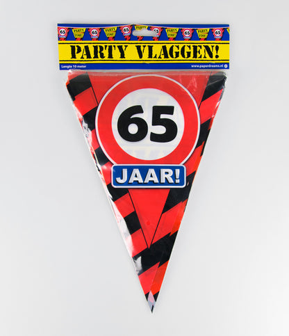 Vlaggenlijn 65 jaar Verkeersbord