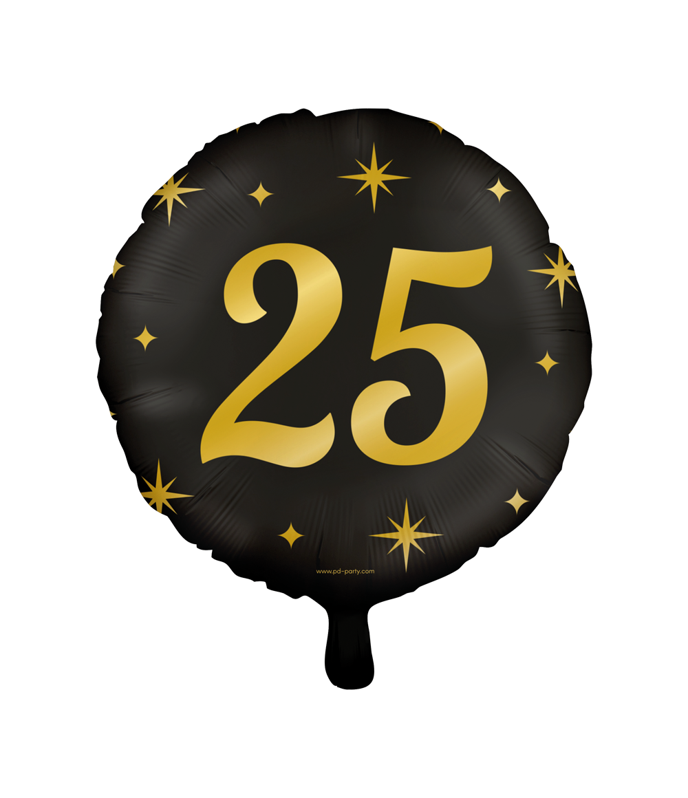 Folieballon 25 jaar