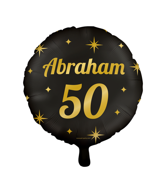 Folieballon Abraham 50 jaar