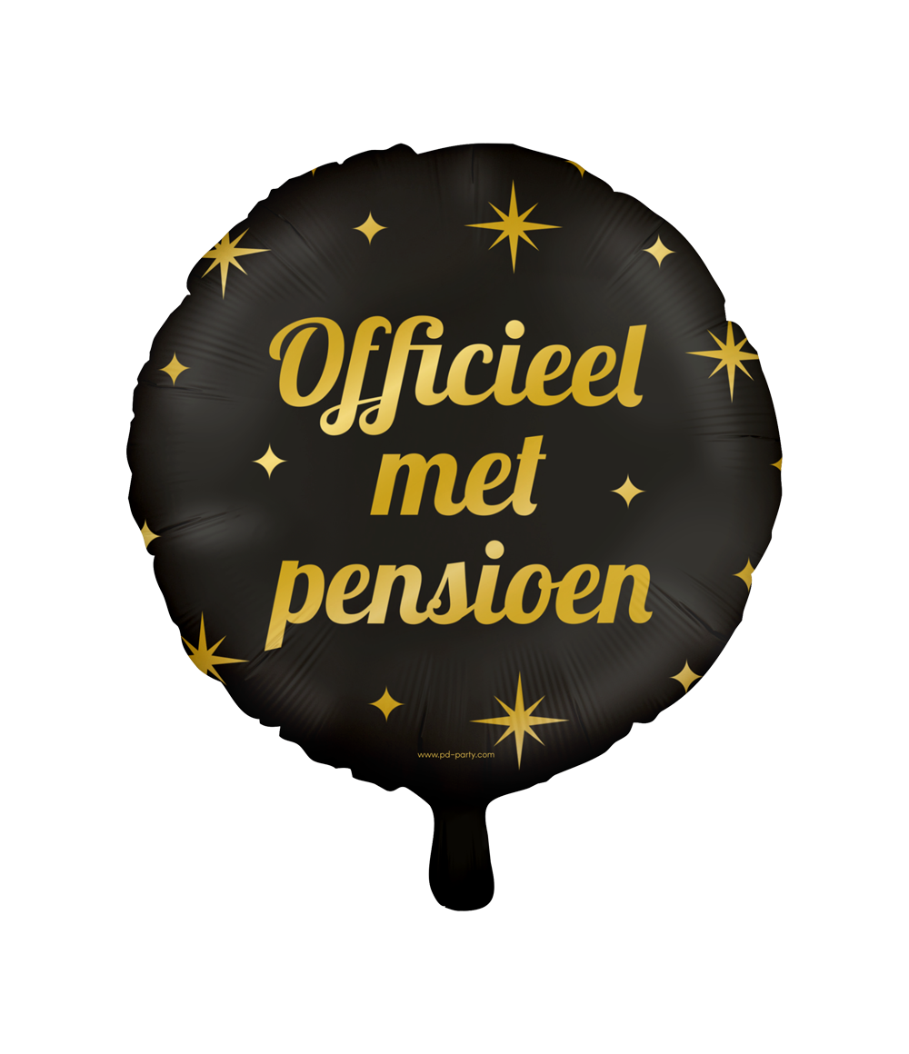 Classy Folieballon Pensioen