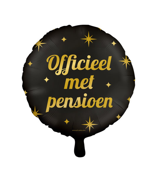 Classy Folieballon Pensioen