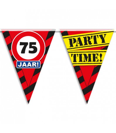 Vlaggenlijn 75 jaar Verkeersbord