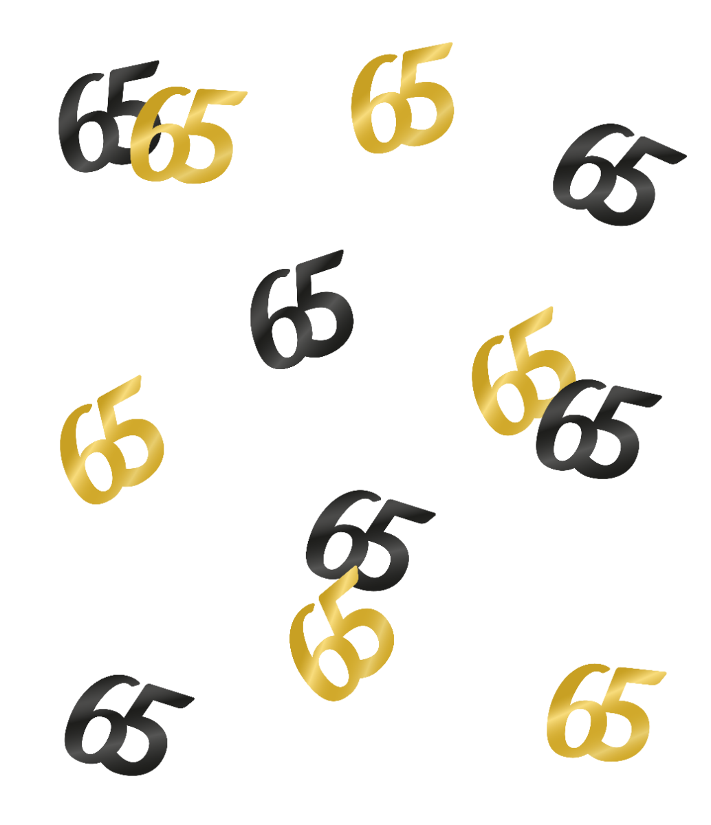 Classy Confetti 65 jaar