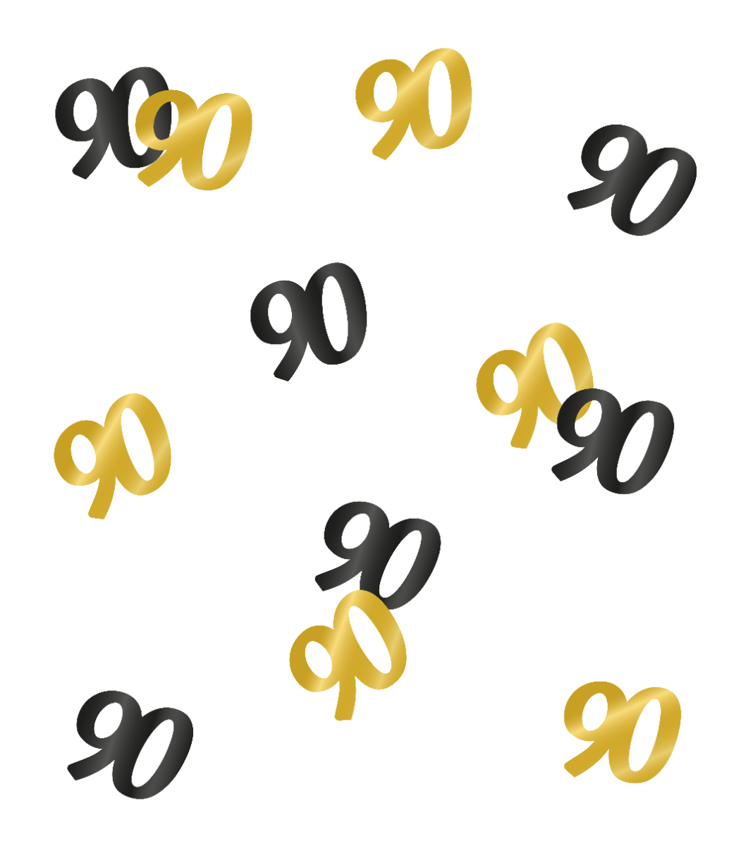 Classy Confetti 90 jaar