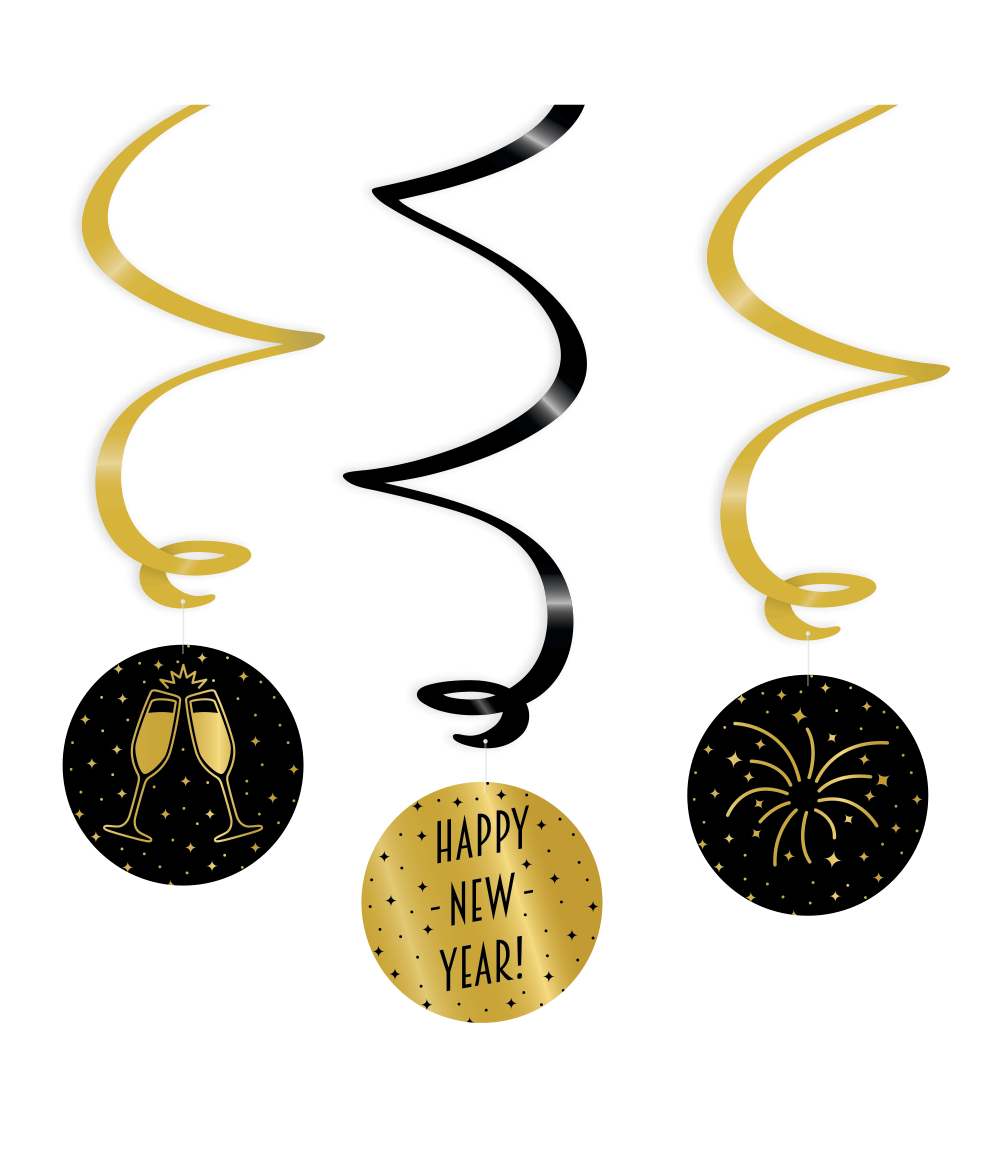 Swirl Happy New Year