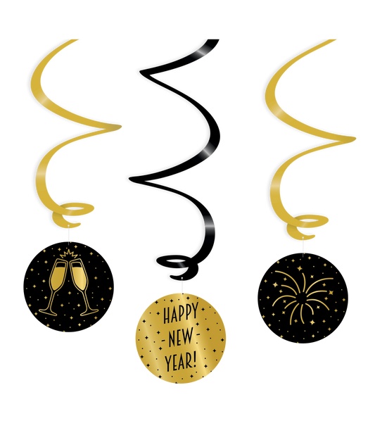 Swirl Happy New Year