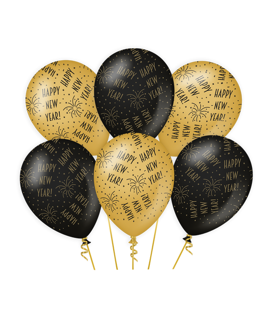 Ballonnen Happy New Year