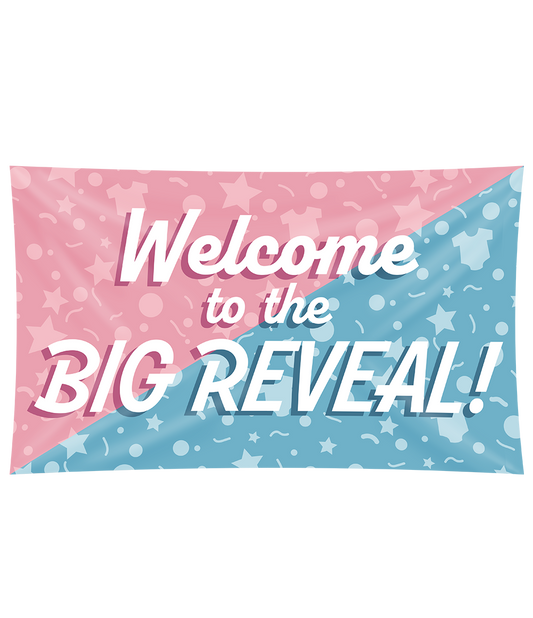Gevelvlag Gender Reveal XXL
