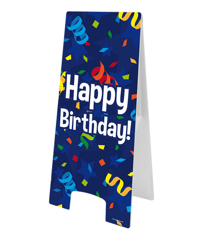 Warning Sign Happy Birthday