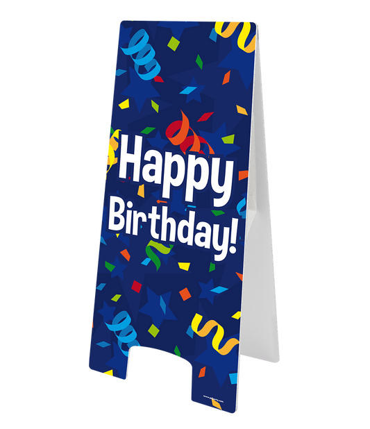 Warning Sign Happy Birthday