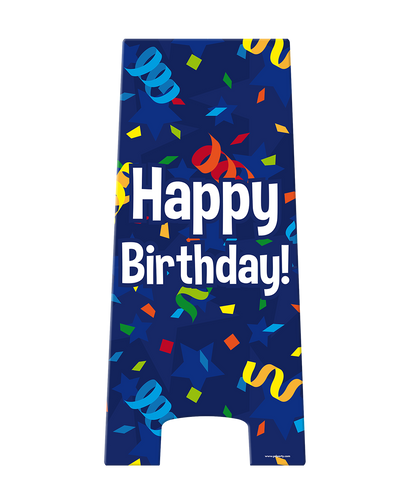 Warning Sign Happy Birthday