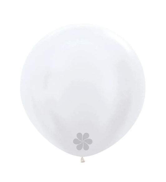 Ballon Pearl White 61cm
