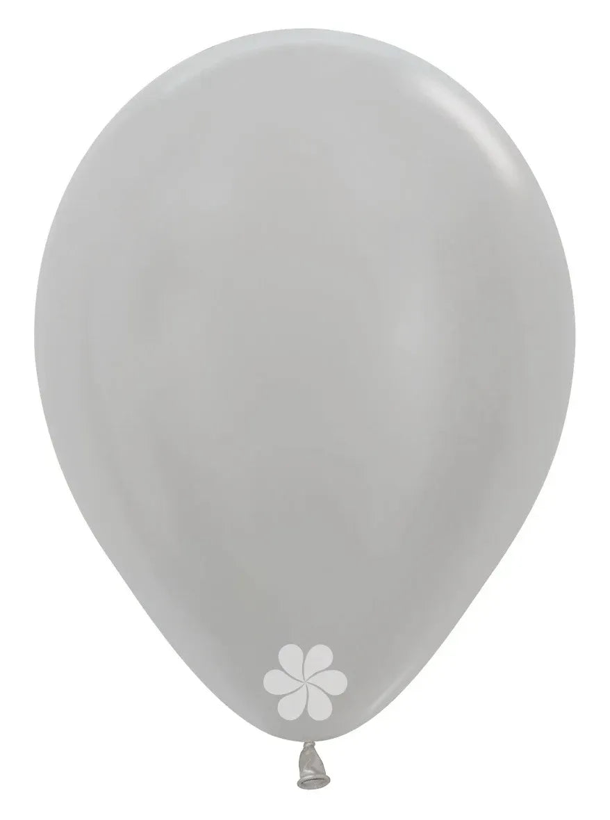 Ballon Pearl silver 12cm