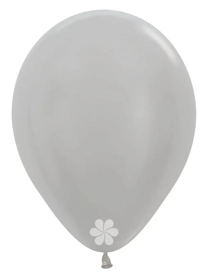 Ballon Pearl silver 12cm