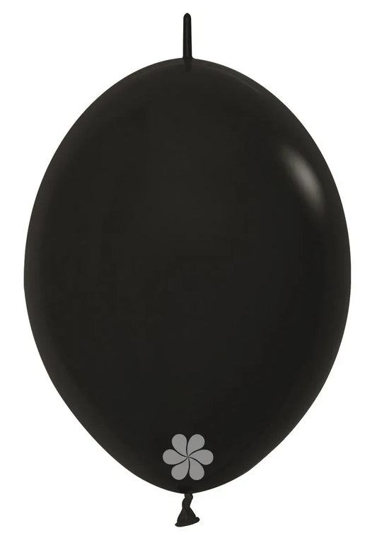 Link o Loon ballon Zwart 30cm