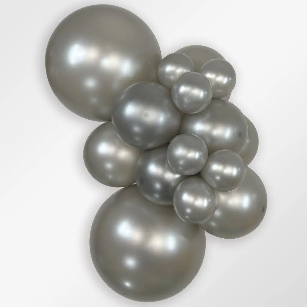 Ballon Pearl silver 12cm