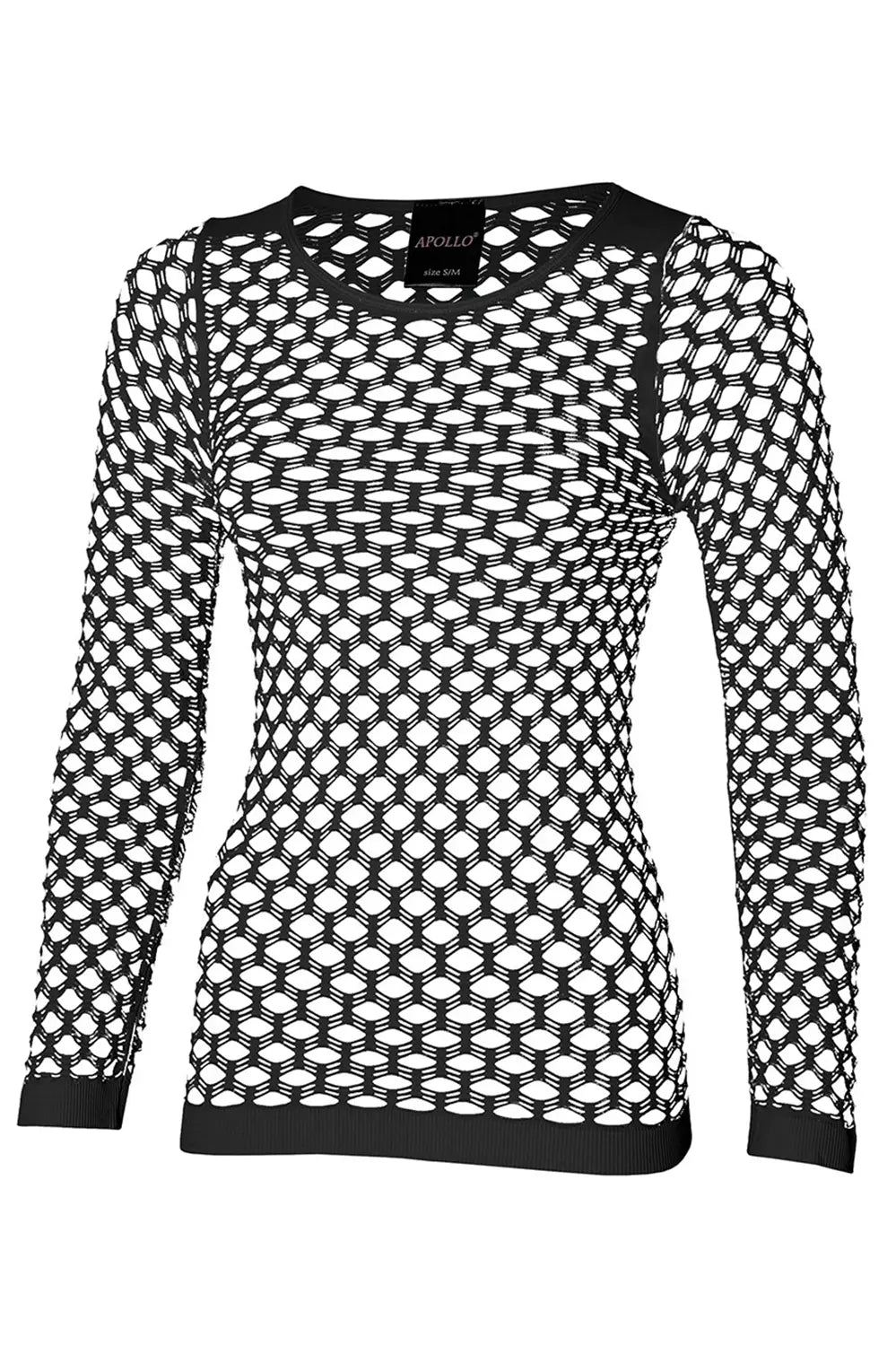 Netshirt Zwart
