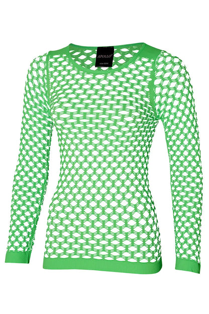 Netshirt neon Groen