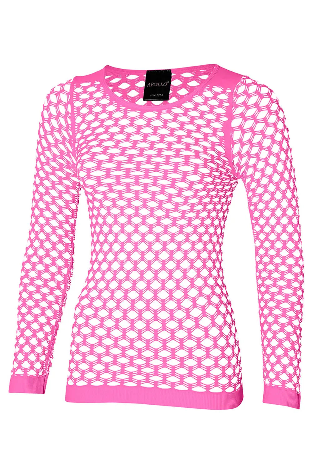 Netshirt neon Roze