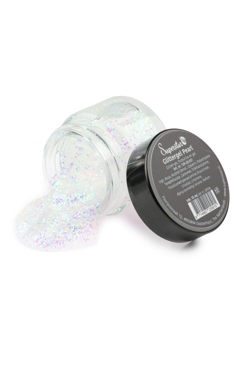 SuperStar Glittergel parelmoer