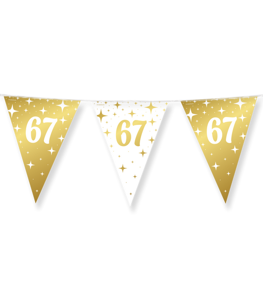 Vlaggenlijn 67 jaar Wit Goud