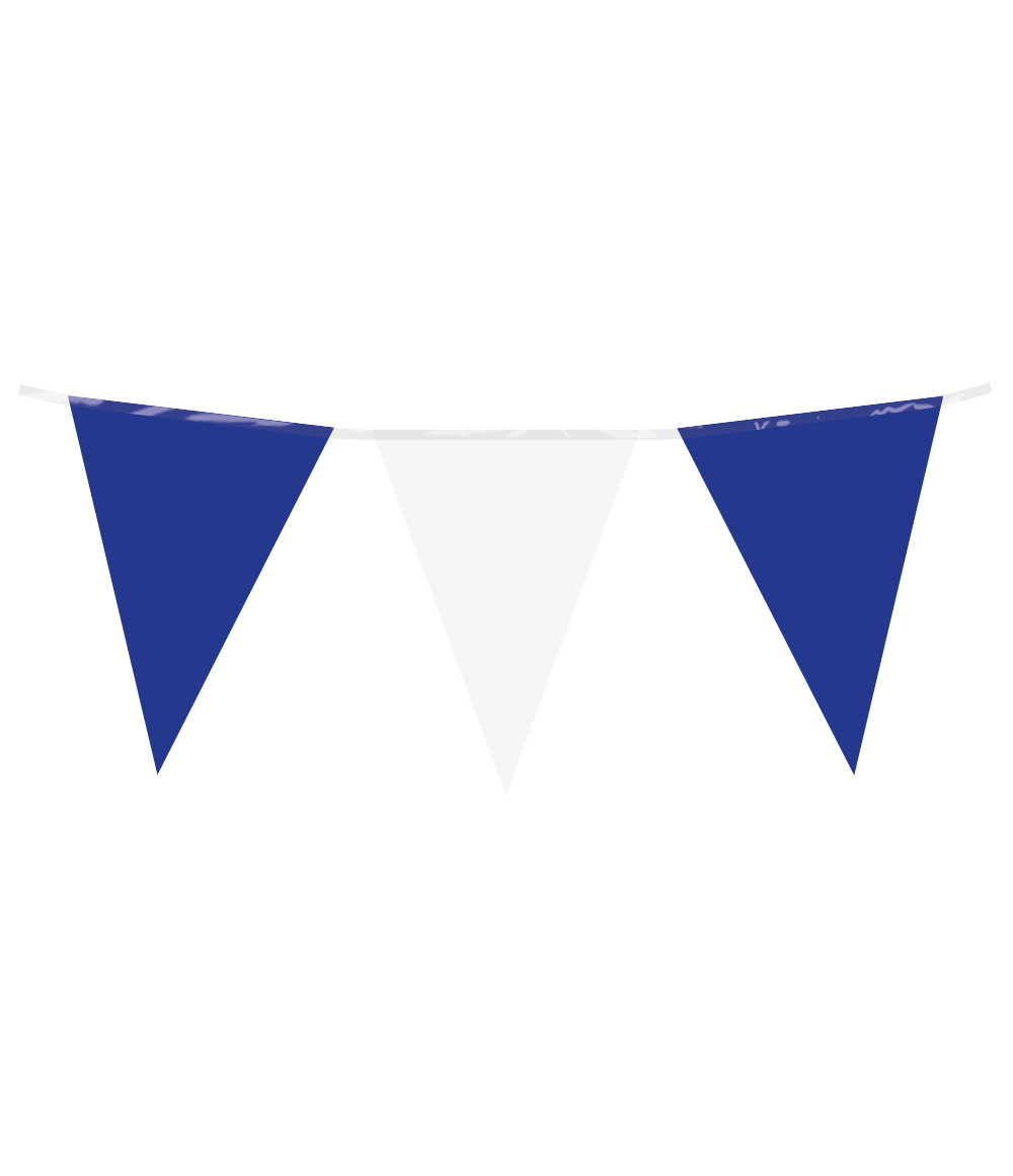 Vlaggenlijn Blauw Wit