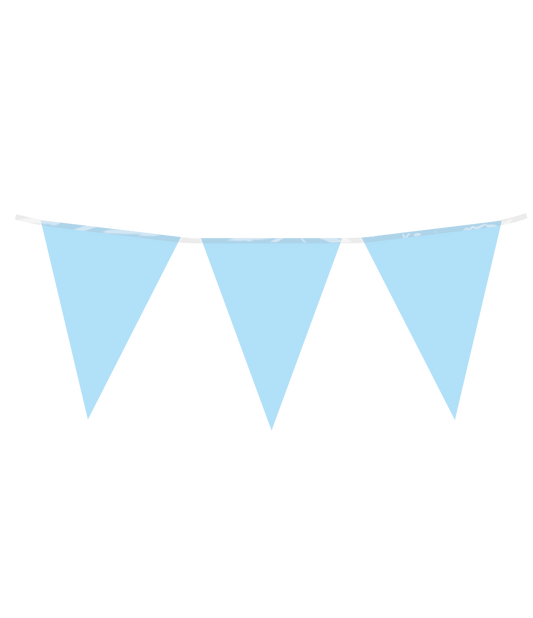 Vlaggenlijn Jongen babyblauw