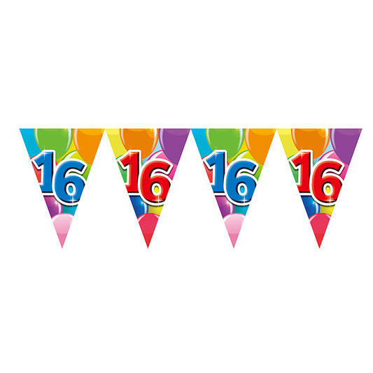 Vrolijke Vlaggenlijn 16 jaar