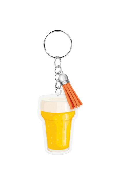 Sleutelhanger Bierglas
