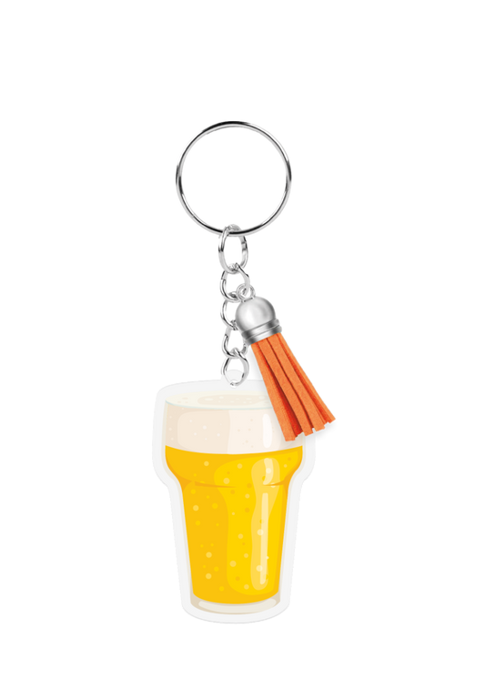 Sleutelhanger Bierglas