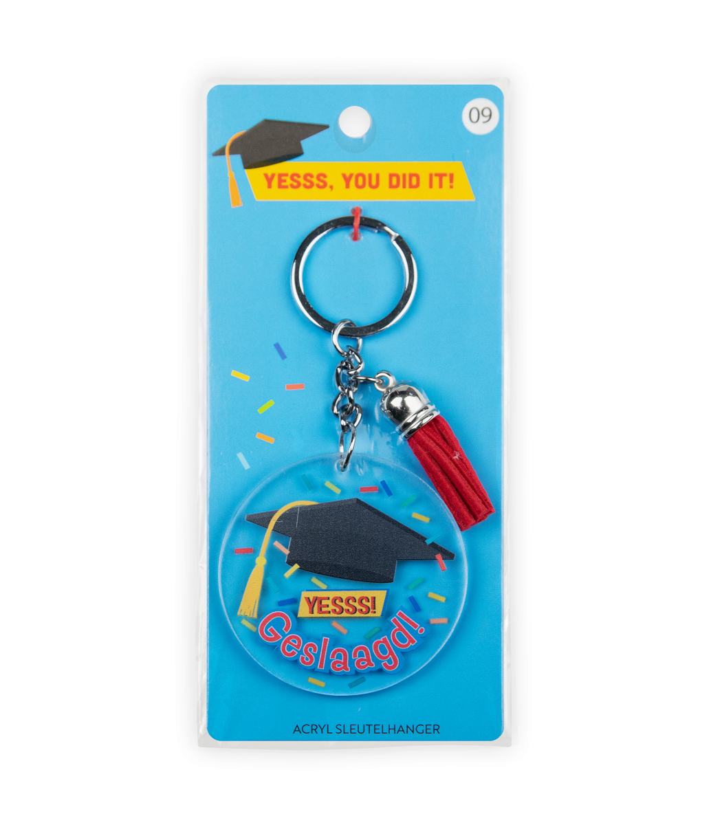 Sleutelhanger Geslaagd